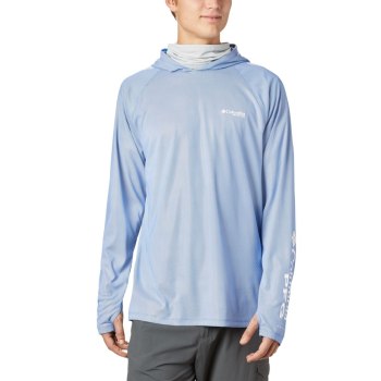 Columbia PFG Terminal Deflector Zero, Sudaderas Con Capucha Azules Para Hombre | 103572-NPL